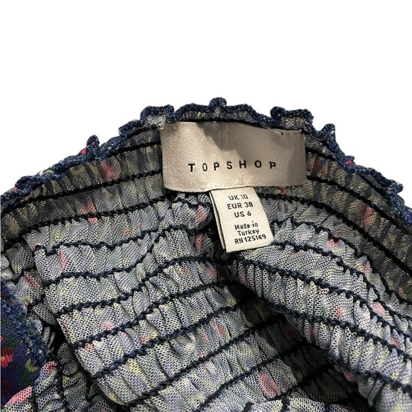 NWOT Topshop Blouse - Picture 8 of 9